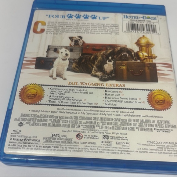 Hotel for Dogs, Blu-ray 2009 film directed by Thor Freudenthal. - Picture 2 of 3